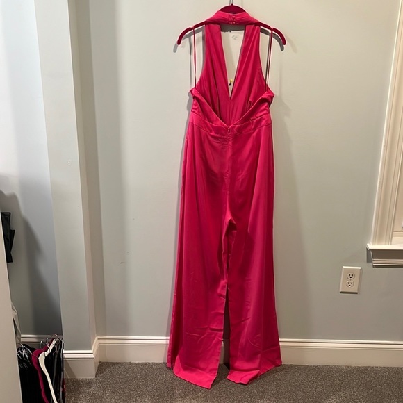 DO+BE Holding On Flare Halter Jumpsuit in pink M - Picture 4 of 4